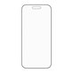Szkło hartowane UWF Stealth z Fastfit do iPhone Air, Czarne, PanzerGlass