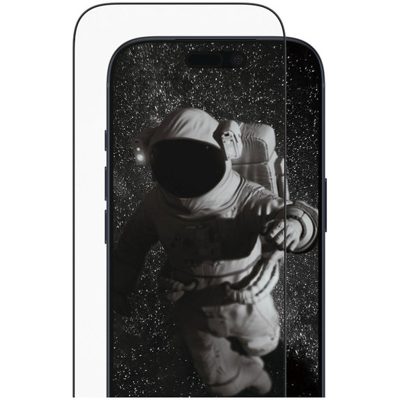 Szkło hartowane UWF Ceramic II z aplikatorem do iPhone 17 Pro, Czarne, PanzerGlass