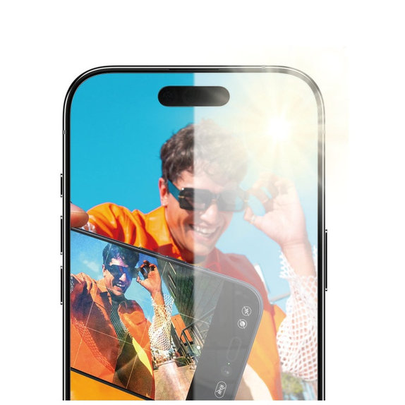 Szkło hartowane Anti-Reflective z aplikatorem do iPhone Air, Czarne, PanzerGlass