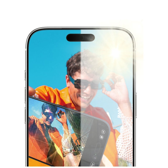 Szkło hartowane Anti-Reflective z aplikatorem do iPhone 17 Pro Max, Czarne, PanzerGlass