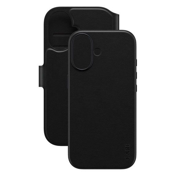 Etui Wallet Tango Two-In-One z MagSafe do iPhone 17, Czarne, CARE