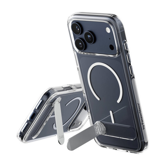 Etui Kickstand do iPhone 17 Pro Max, Przezroczysty, PanzerGlass