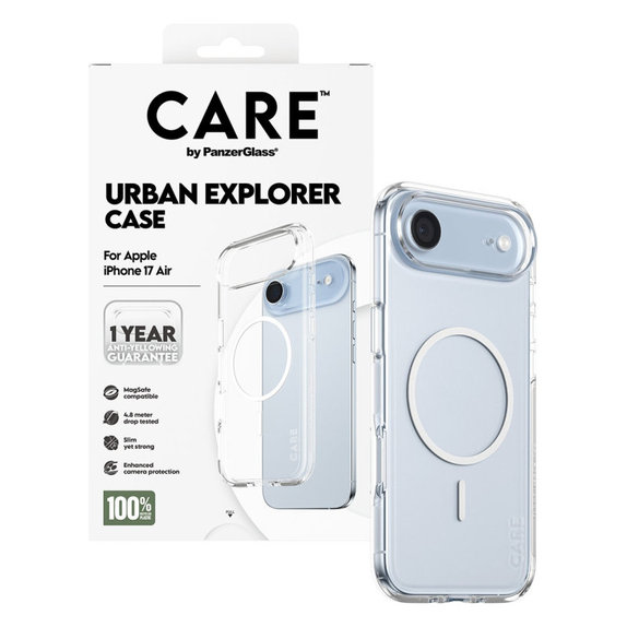 Etui Urban Explorer z MagSafe do iPhone Air, Białe, CARE