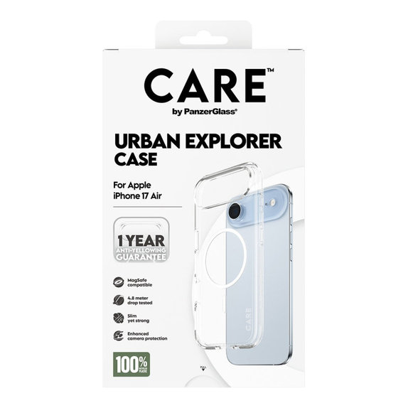 Etui Urban Explorer z MagSafe do iPhone Air, Białe, CARE