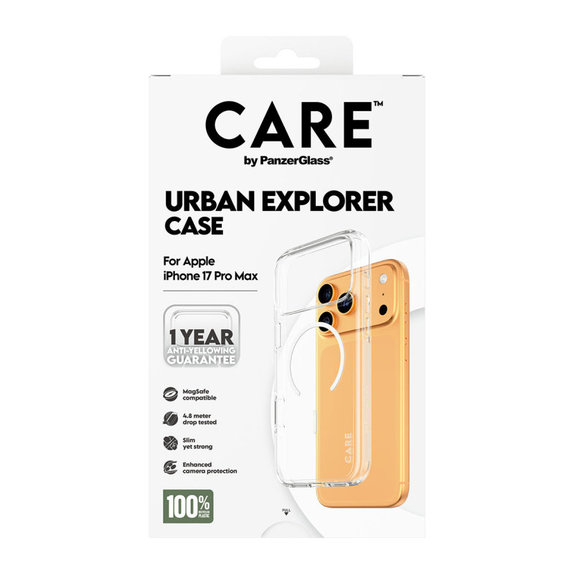 Etui Urban Explorer z MagSafe do iPhone 17 Pro Max, Biały, PanzerGlass