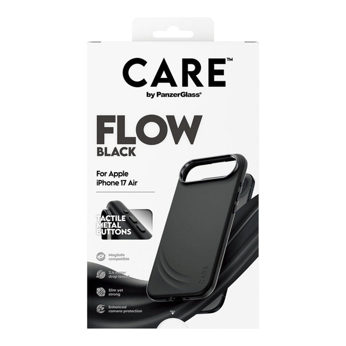Etui FLOW z MagSafe do iPhone Air, Czarne, CARE