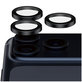 Pierścienie ochronne obiektywu kamery Hoops Ceramic II do iPhone 17 Pro Max/17 Pro/16 Pro Max/16 Pro, Czarny, PanzerGlass
