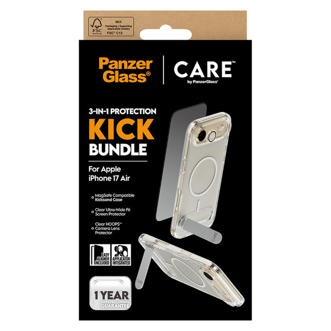 Bundle 3w1 Kick do iPhone Air, PanzerGlass