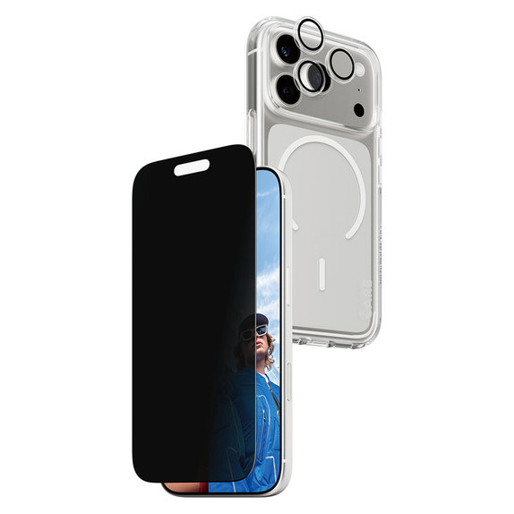 Bundle 3w1 Privacy do iPhone 17 Pro, PanzerGlass