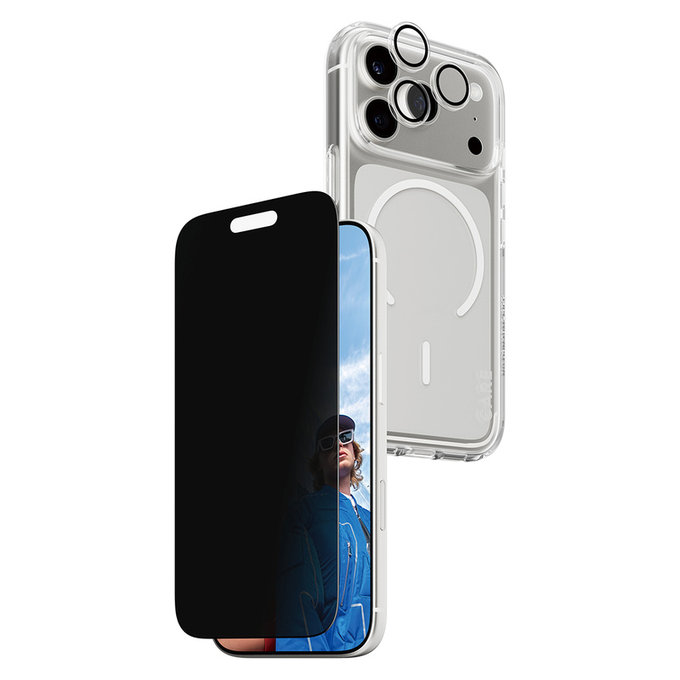 Bundle 3w1 Privacy do iPhone 17 Pro, PanzerGlass