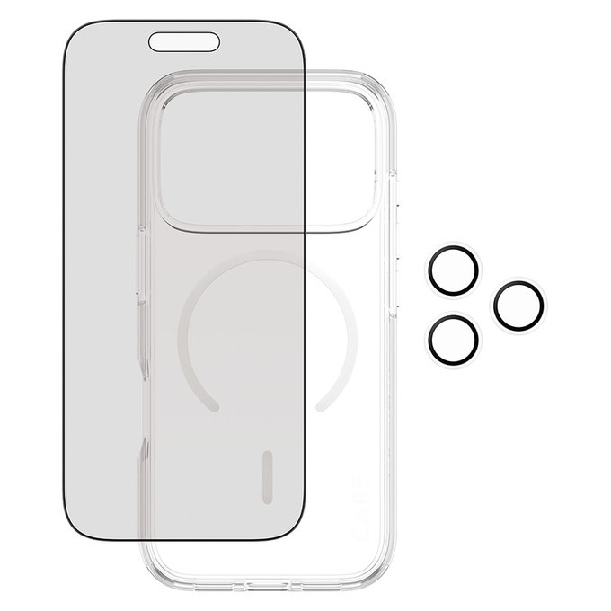 Bundle 3w1 Privacy do iPhone 17 Pro, PanzerGlass
