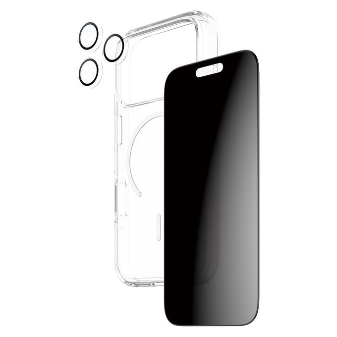 Bundle 3w1 Privacy do iPhone 17 Pro, PanzerGlass
