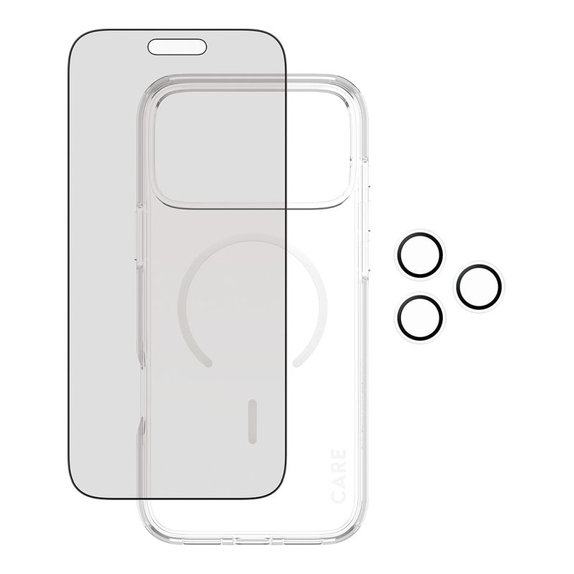 Bundle 3w1 Privacy do iPhone 17 Pro Max, PanzerGlass