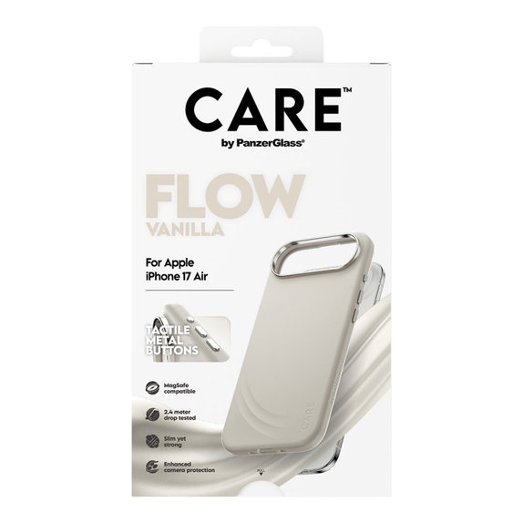 Etui FLOW z MagSafe do iPhone Air, Vanilla, CARE