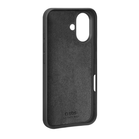 Instinct Mag Etui kompatybilny z MagSafe do iPhone 17, Czarny, Black, SBS