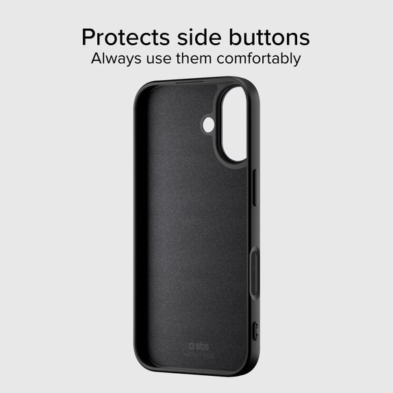 Instinct Mag Etui kompatybilny z MagSafe do iPhone 17, Czarny, Black, SBS
