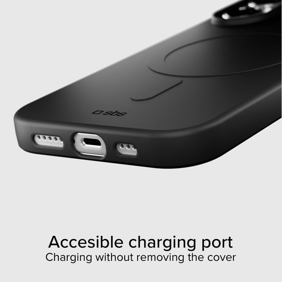 Instinct Mag Etui kompatybilny z MagSafe do iPhone 17, Czarny, Black, SBS