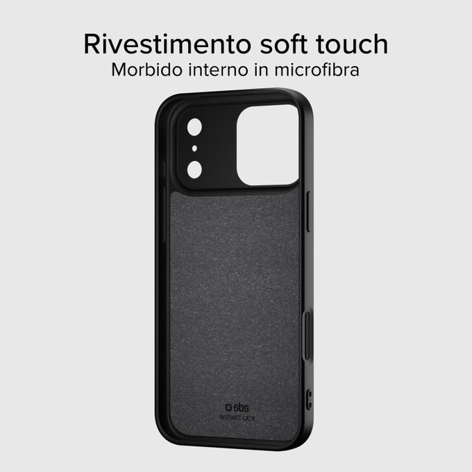 Etui kompatybilny z MagSafe do iPhone 17 Pro, Instinct Mag, Czarny, Black, SBS