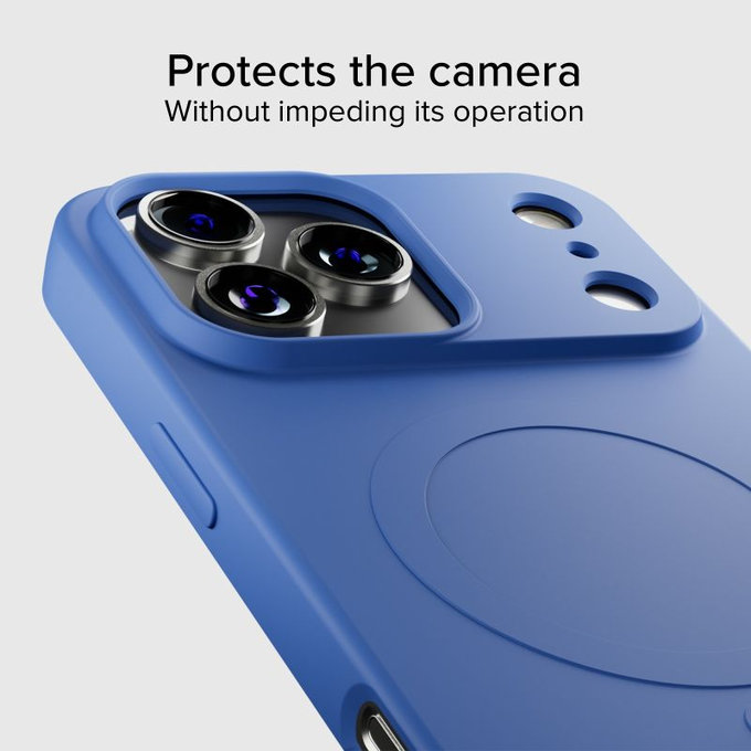 Etui kompatybilny z MagSafe do iPhone 17 Pro, Instinct Mag, Niebieski, Blue, SBS