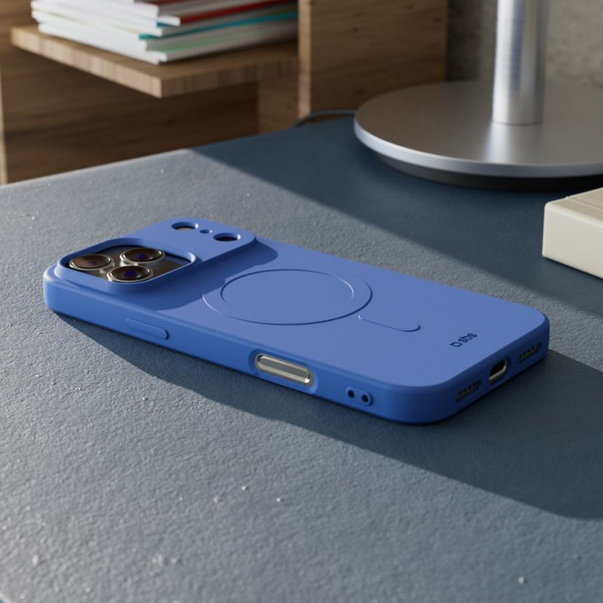 Etui kompatybilny z MagSafe do iPhone 17 Pro, Instinct Mag, Niebieski, Blue, SBS