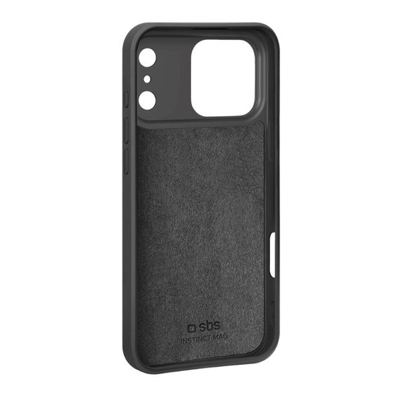 Etui kompatybilny z MagSafe do iPhone 17 Pro Max, Instinct Mag, Czarny, Black, SBS