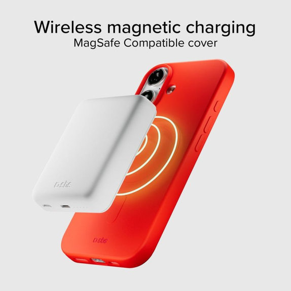 Etui do iPhone 17, Instinct Mag z MagSafe, Czerwony, Red, SBS