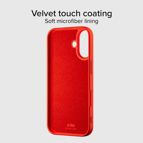 Etui do iPhone 17, Instinct Mag z MagSafe, Czerwony, Red, SBS