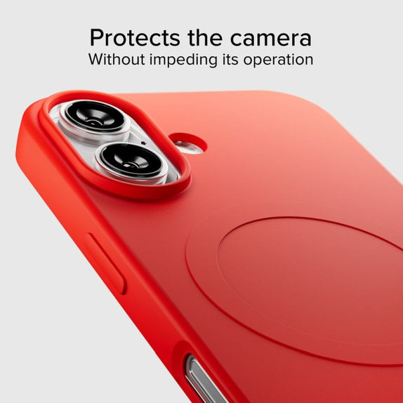 Etui do iPhone 17, Instinct Mag z MagSafe, Czerwony, Red, SBS