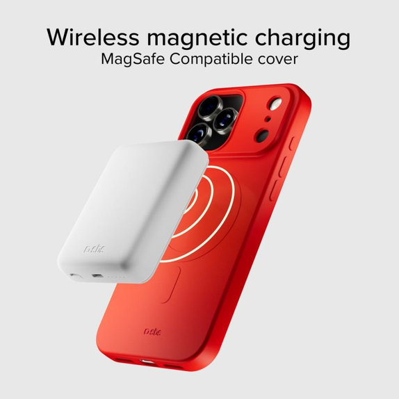 Etui do iPhone 17 Pro, Instinct Mag z MagSafe, Czerwony, Red, SBS