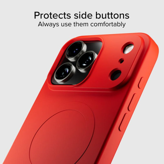 Etui do iPhone 17 Pro, Instinct Mag z MagSafe, Czerwony, Red, SBS