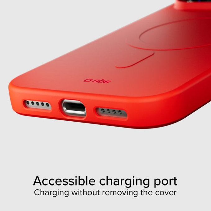 Etui do iPhone 17 Pro, Instinct Mag z MagSafe, Czerwony, Red, SBS