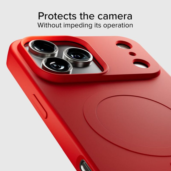 Etui do iPhone 17 Pro, Instinct Mag z MagSafe, Czerwony, Red, SBS