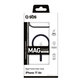 Etui kompatybilny z MagSafe do iPhone Air, Mag Frame, Czarny, Black, SBS