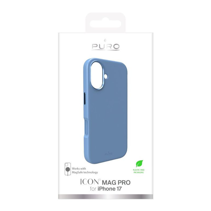 Etui z MagSafe do iPhone 17 Pro Max, ICON MAG PRO, Czarny, Black, PURO