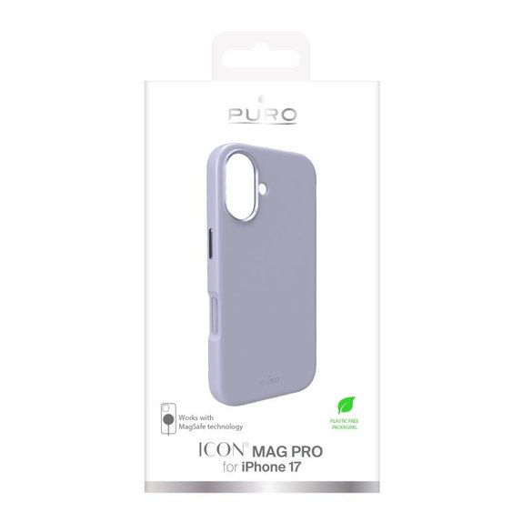Etui z MagSafe do iPhone 17, ICON MAG PRO, Niebieski, Blue, PURO