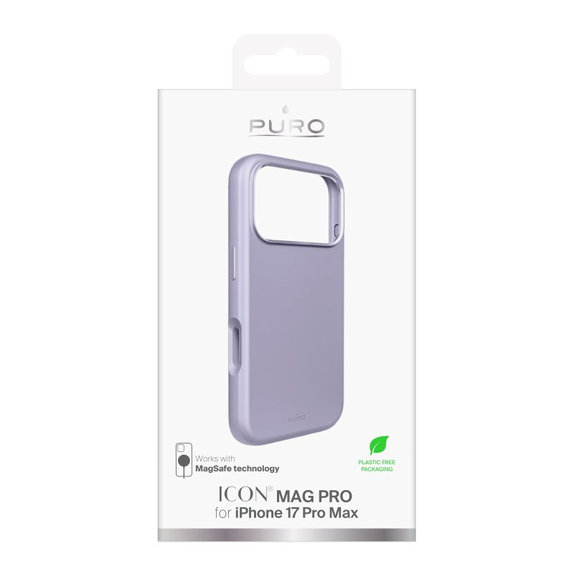 Etui z MagSafe do iPhone 17 Pro Max, ICON MAG PRO, Pomarańczowy, Orange, PURO