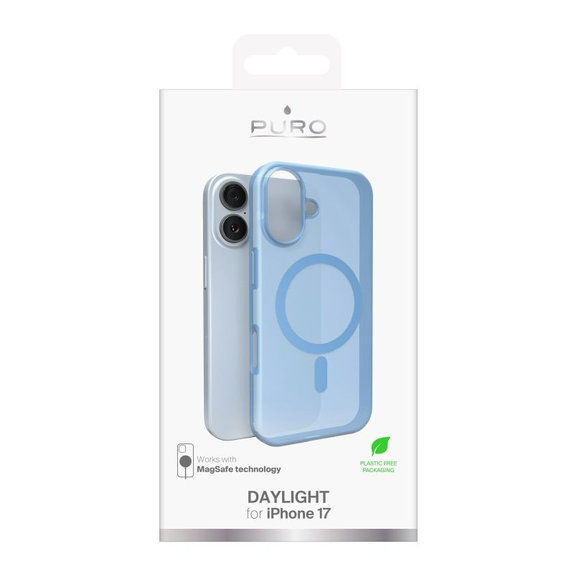 Etui z MagSafe do iPhone 17, DAYLIGHT, Niebieski, Blue, PURO