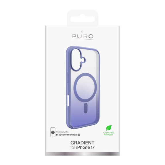 Etui z MagSafe do iPhone 17, Gradient, Różowy, Pink, PURO