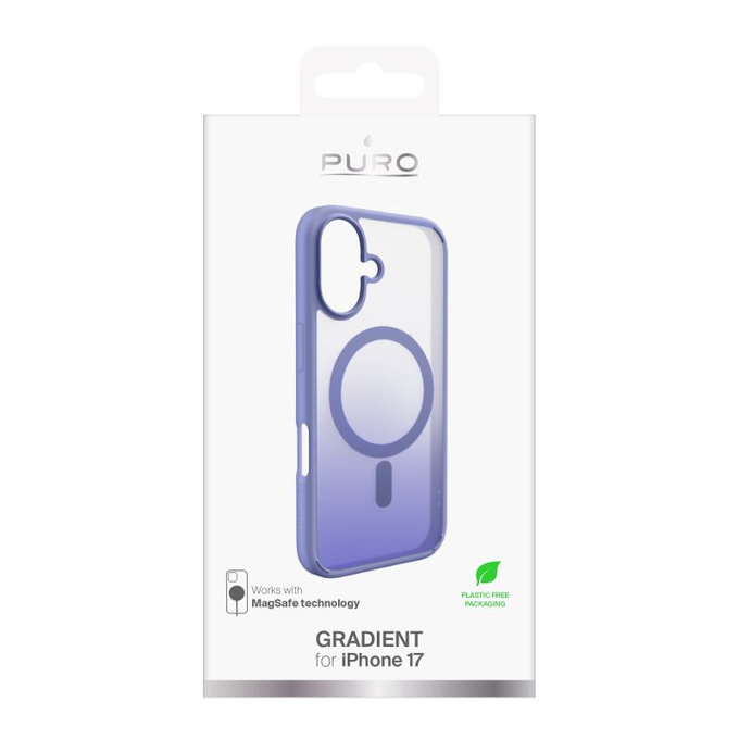 Etui z MagSafe do iPhone 17, Gradient, Różowy, Pink, PURO