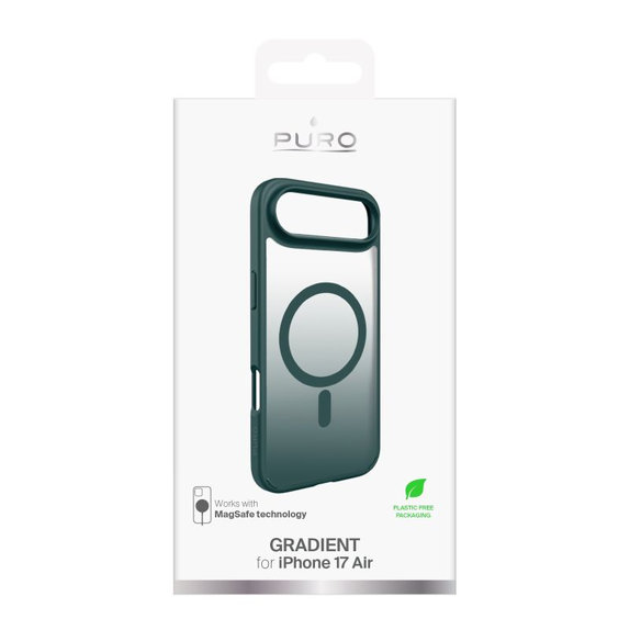 Etui z MagSafe do iPhone Air, Gradient, Petroleum Green, PURO