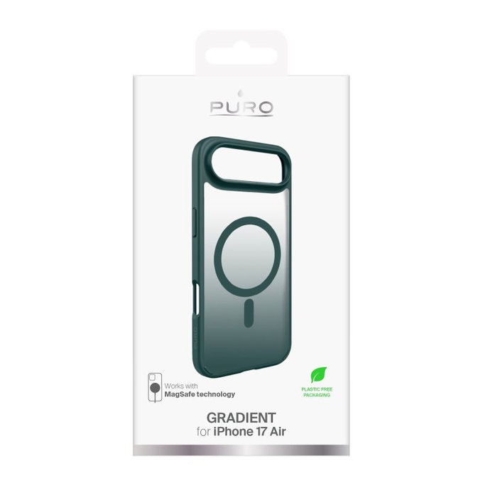 Etui z MagSafe do iPhone Air, Gradient, Petroleum Green, PURO