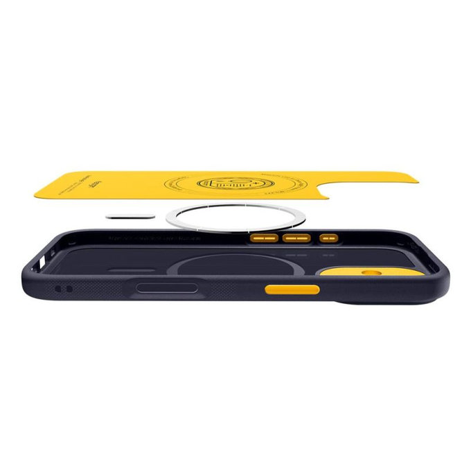 Etui z MagSafe do iPhone 17, Nano Pop, Blueberry Navy, Spigen