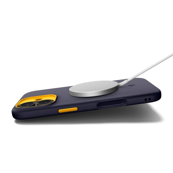 Etui z MagSafe do iPhone 17, Nano Pop, Blueberry Navy, Spigen