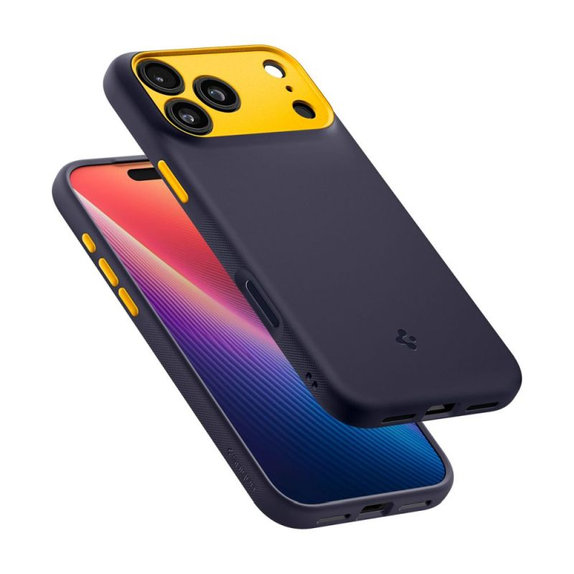 Etui z MagSafe do iPhone 17 Pro, Nano Pop, Blueberry Navy, Spigen