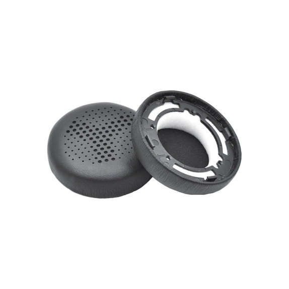 Zapasowe nauszniki do AKG Y500, pianka memory i skóra PU, Czarny, Black, 1 para