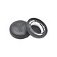 Zapasowe nauszniki do AKG Y500, pianka memory i skóra PU, Czarny, Black, 1 para