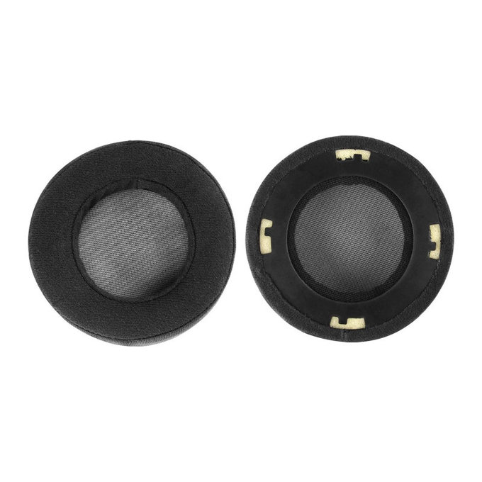 Zapasowe nauszniki do AKG K701, K702, Q701, Q702, K601, K612, K712, pianka i welur, Czarny, Black, 1 para
