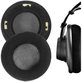 Zapasowe nauszniki do AKG K701, K702, Q701, Q702, K601, K612, K712, pianka i welur, Czarny, Black, 1 para