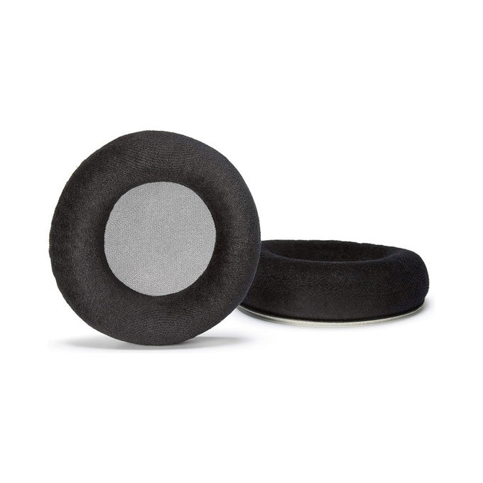 Zapasowe nauszniki do AKG K701, K702, Q701, Q702, K601, K612, K712, pianka i welur, Czarny, Black, 1 para