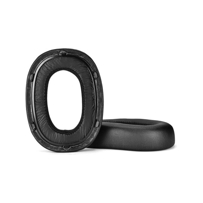 Zapasowe nauszniki do AKG N700NC, pianka memory i skóra PU, Czarny, Black, 1 para